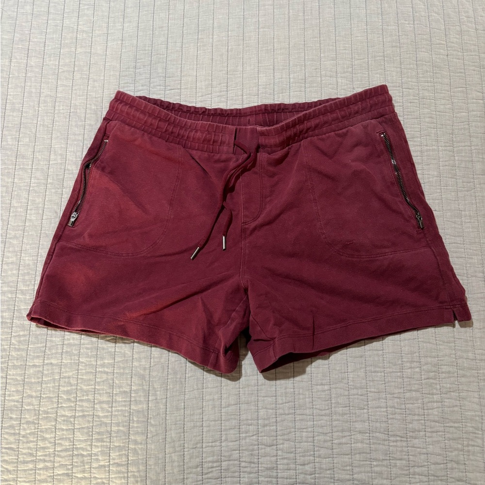 Athletic Works Women's Maroon Athletic Shorts